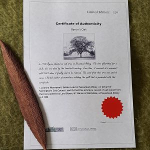 The Byron’s Oak Quill